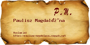 Paulisz Magdaléna névjegykártya